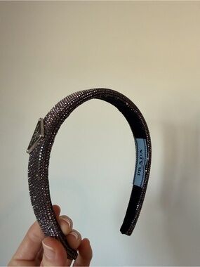 Embellished Crystal Brown Headband